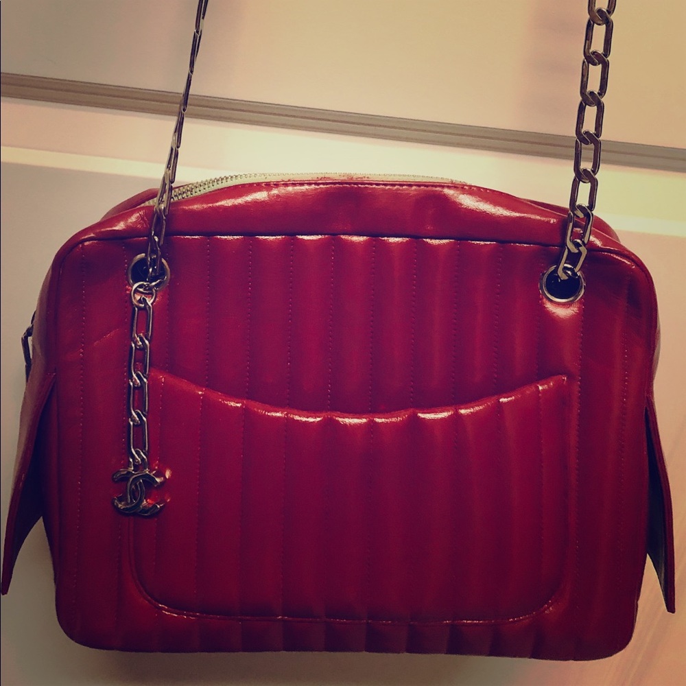 RESERVED Chanel lambskin camera bag mademoiselle